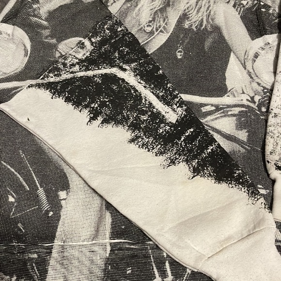 Medium black and white biker people sweatshirt - Picture 2 of 4